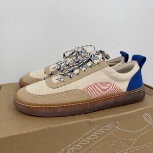 Everlane Tread Bare Sneaker size 6 Women's in Canvas/Red/Blue Lace-up Shoes